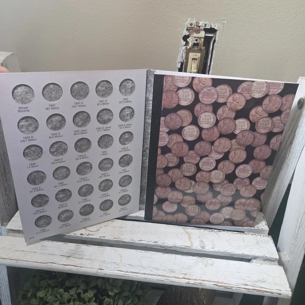 He Harris Lincoln Cents Penny Coin Folder 1941-1974